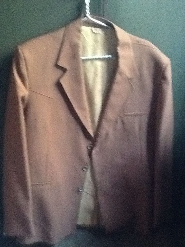 Brown country western suit jacket