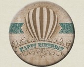 Circus carnival printable birthday party decoration Instant Download Stickers Cupcake toppers DIY Scrapbook Vintage Clown kids boys girls Il_170x135