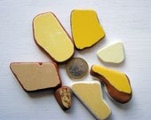 7 Sea pottery, sea pottery jewellery,sea glass pottery,sea glass beads, Unique pieces of the Mediterranean sea