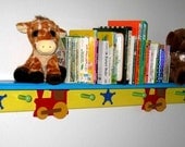 Children's Colorful Train Bookshelf