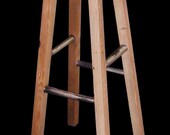 Reclaimed Wood Log Bar Stool