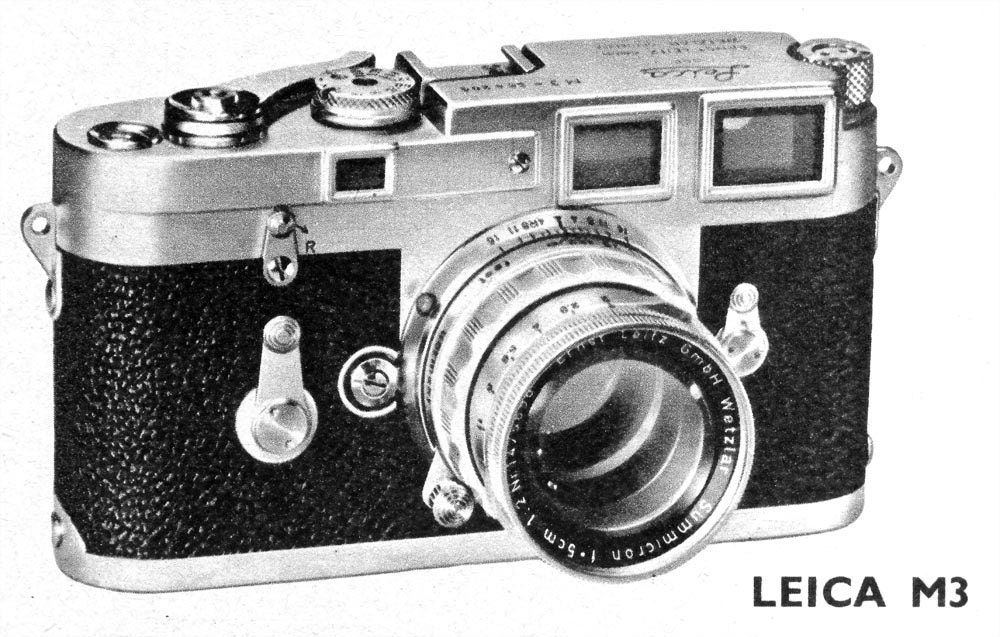 Leica M3 Mono Camera Image - Large Printable File