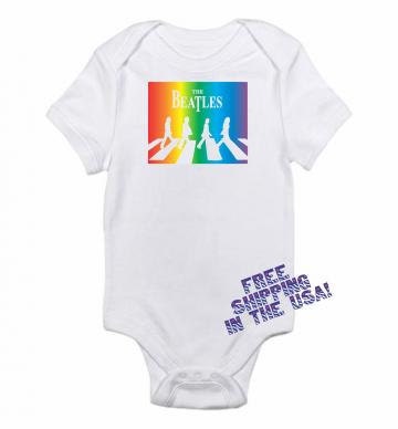 The Beatles Abbey Road John Lennon Inspired Retro Funny Baby Onesie 0-3 m 3-6 m 6-9 m 12 m 18 m Free Shipping