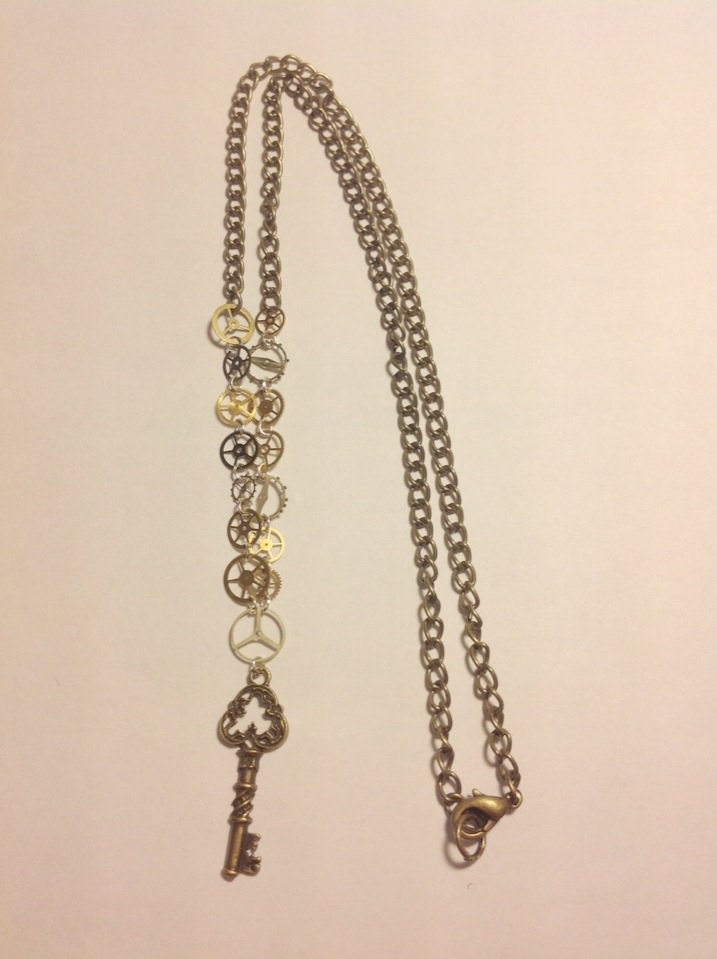 Key To My Heart Steampunk Necklace