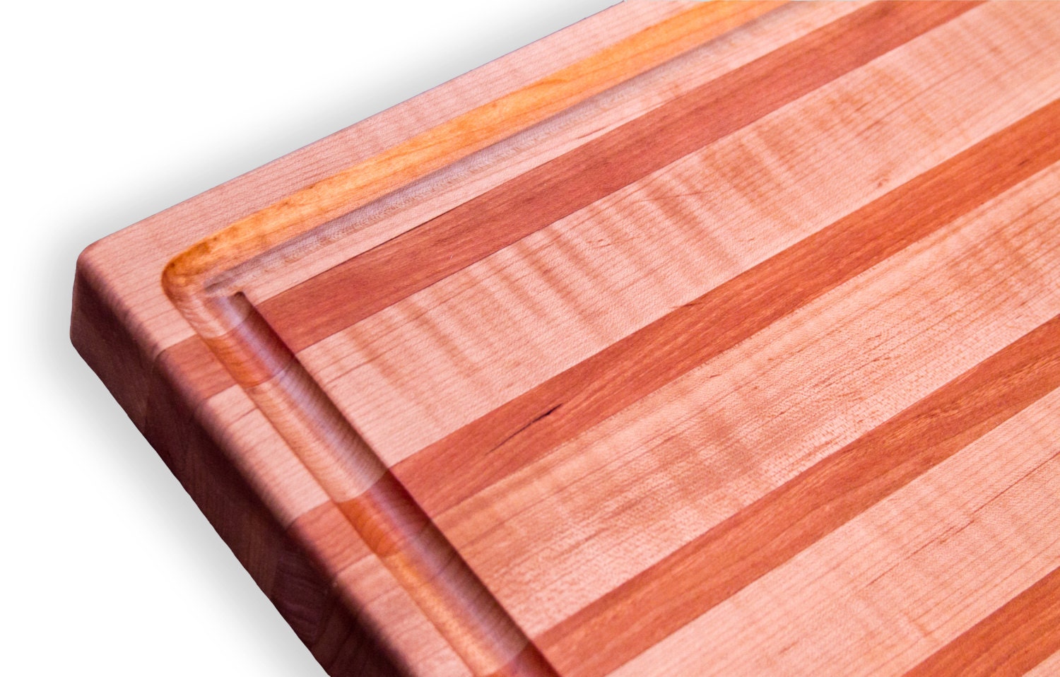 Custom Hardwood Cutting Board / Cutting Block Maple Cherry