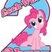 My Little Pony Pinkie Birthday Party t Shirt Iron On Transfer (OR DIY FILE) Personalized My Little Pony Custom T Shirt Decal