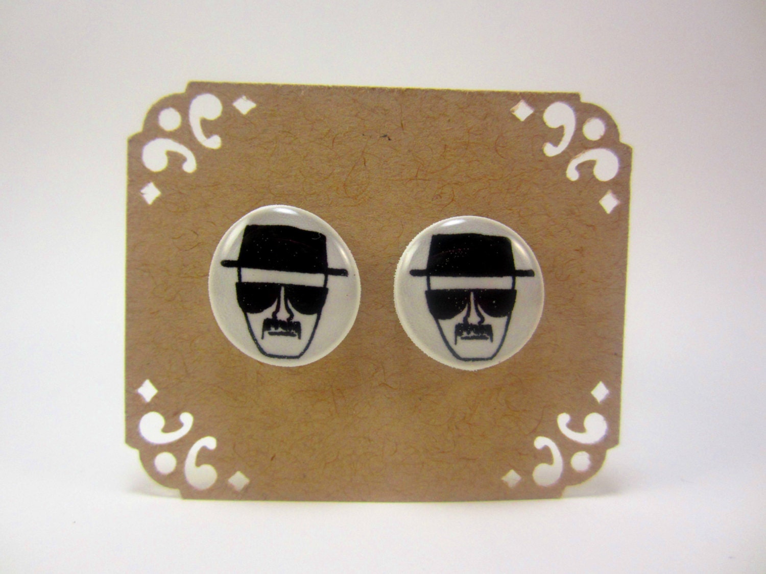 Heisenberg Breaking Bad Stud Post Earrings