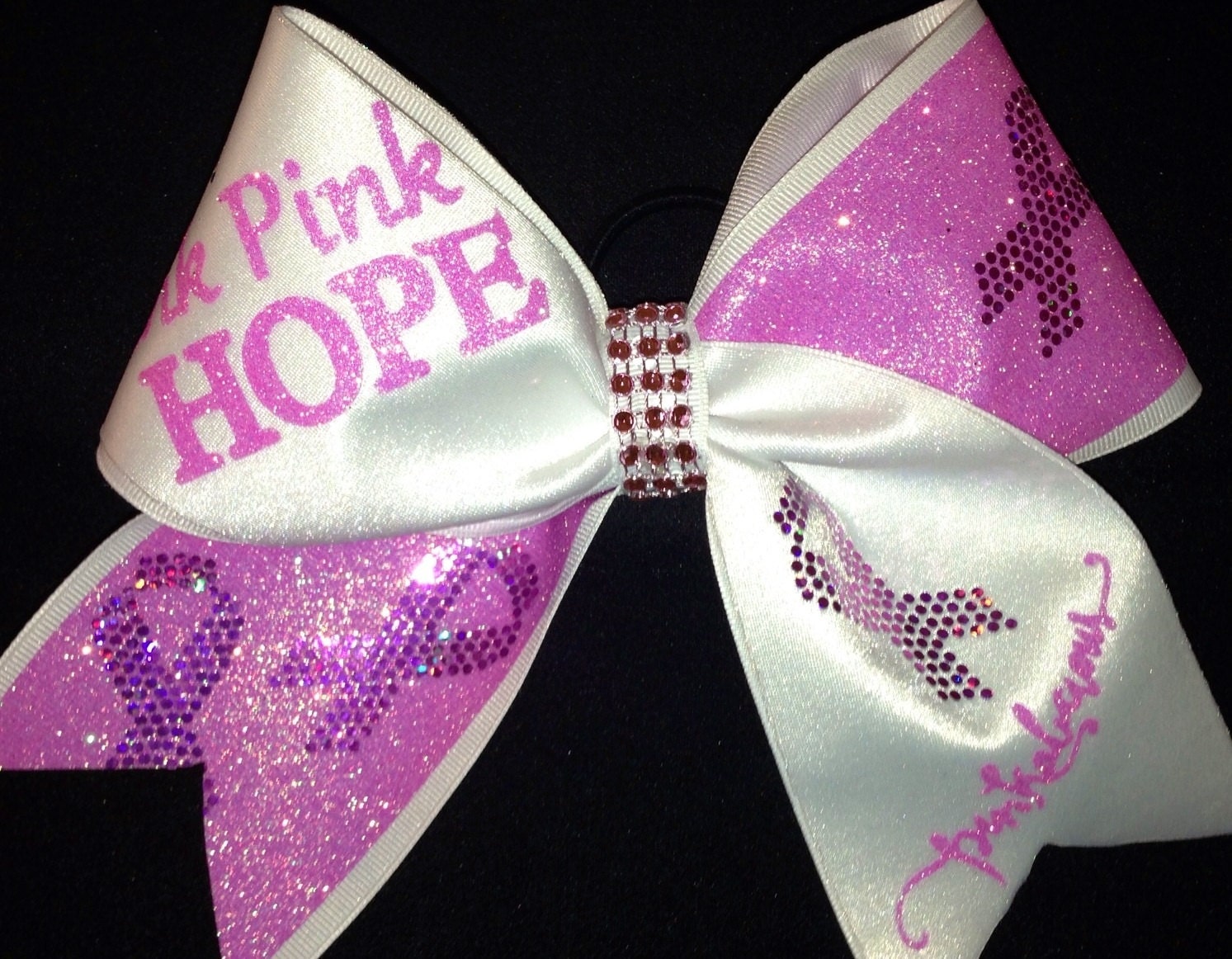 items-similar-to-breast-cancer-awareness-cheer-bow-on-etsy