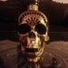 Crystalskull glass bottle