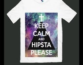 worldwide shipping just 7 days Keep Calm And Hipsta Please men t shirt 30320