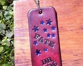 fate dr.dog handmade leather key chain
