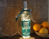 beautiful Angel cake wine bottle light makes an awesome night light