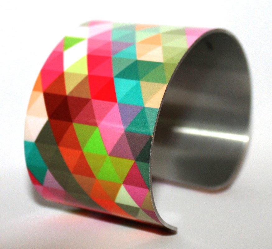 20% OFF COUPON -  Colorful Kaleidoscope Cuff Bracelet - Inspired By and Handmade on the Island of St. John in the US Virgin Islands