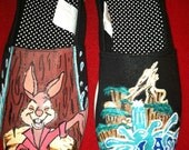 Custom hand painted acrylic canvas womens shoes disney splash mountain
