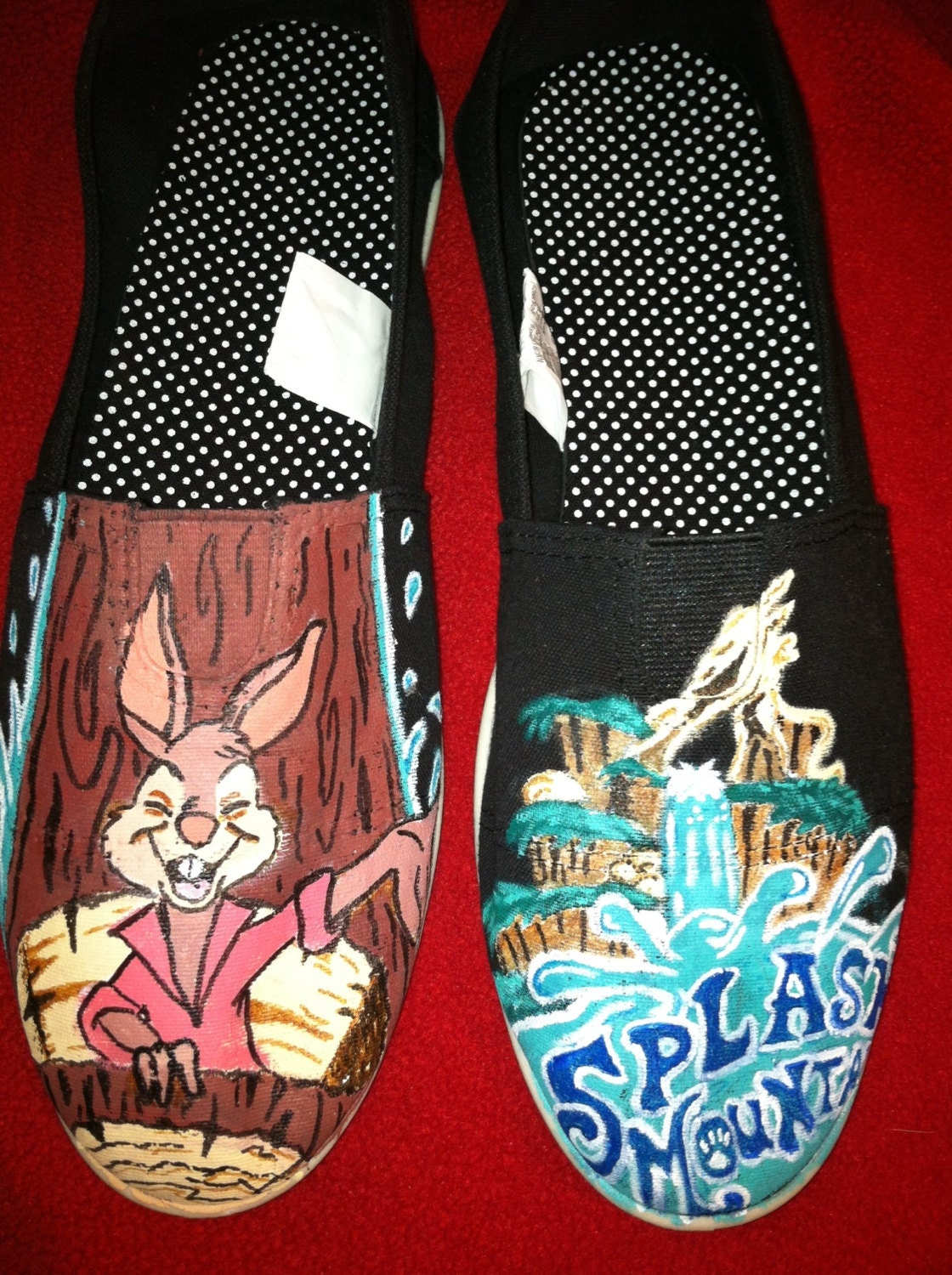 Custom hand painted acrylic canvas womens shoes by Custom hand painted acrylic canvas womens shoes by