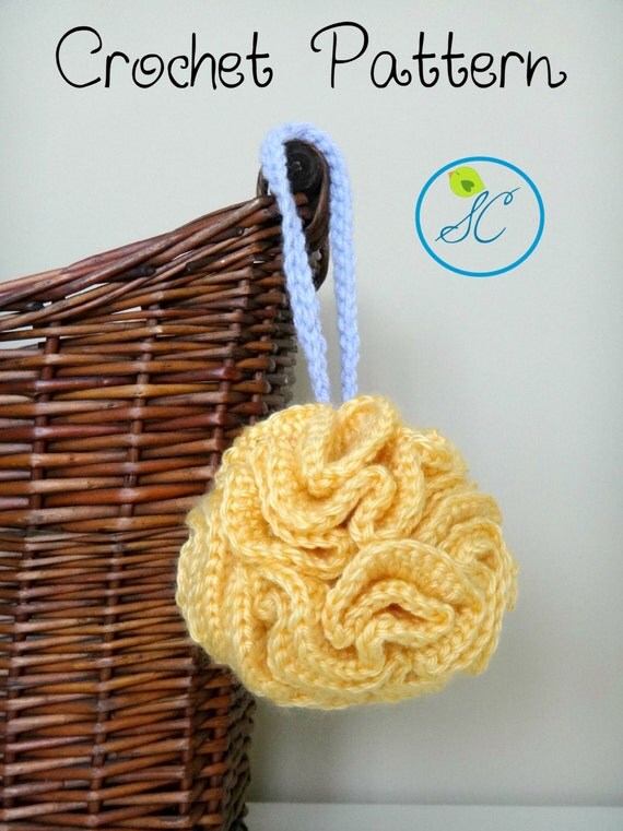 Crochet Loofah Pattern in PDF by SimplyChartreuse on Etsy