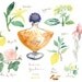 Shalimar Guerlain french perfume with blooming decor art print, 11X14 watercolor painting, Flower, Floral Fragrance, Guerlain, Paris, France