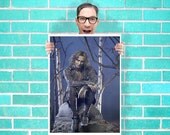 Once Upon A Time Mr Gold Rumpelstiltskin TV Art - Wall Art Print Poster 16x23 Inch - Kids Children Bedroom Geekery