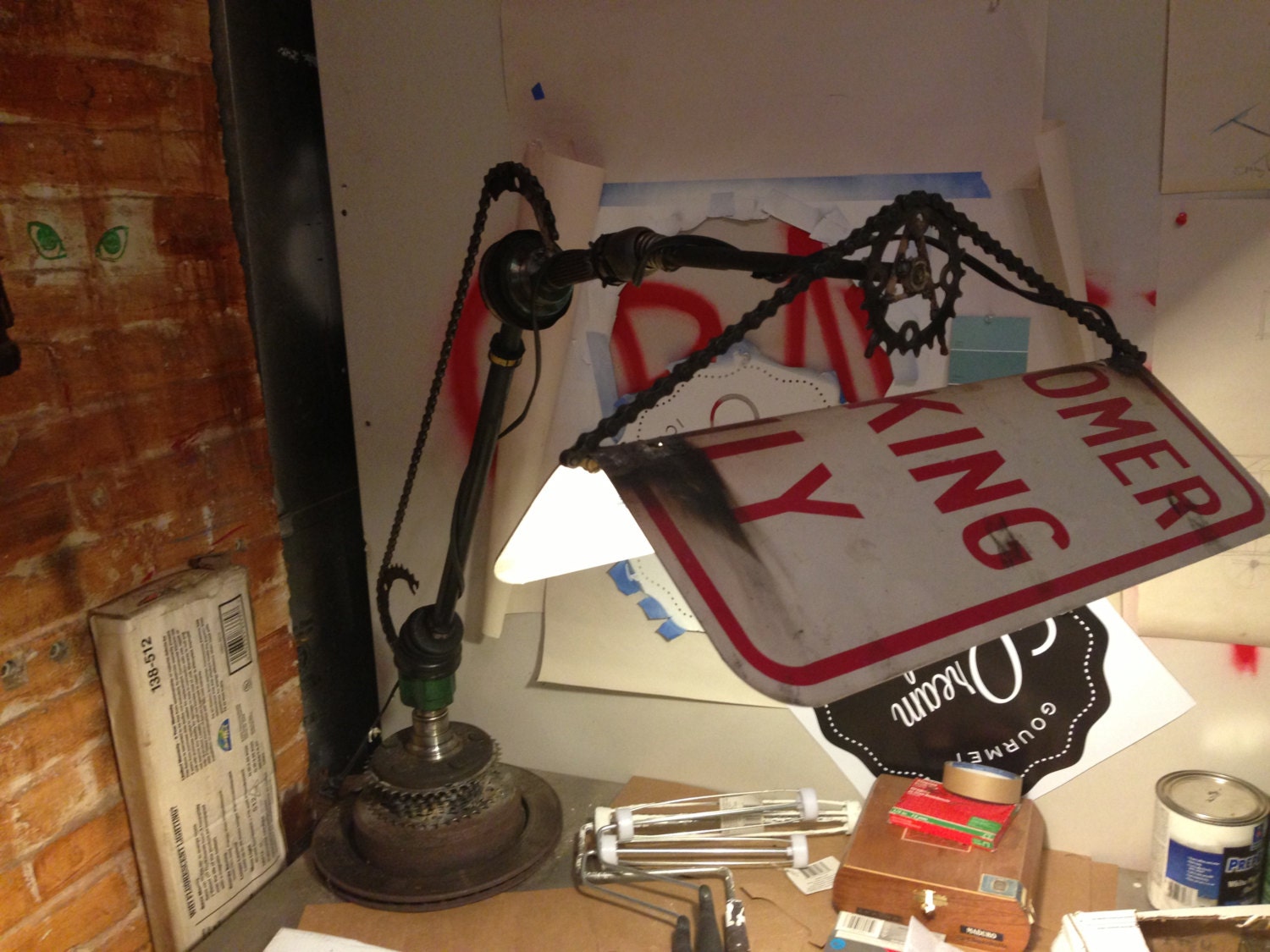 Weird industrial lamp