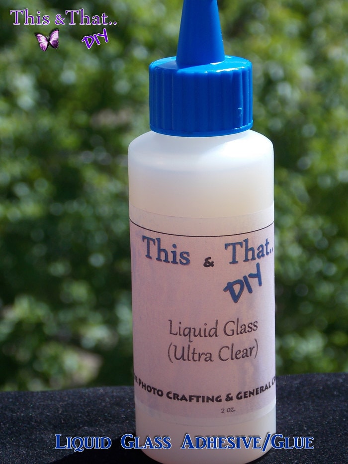 1 2 oz. Liquid Glass Ultra Clear Cabochon Glue. by ThisandThatDIY
