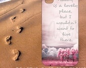 Apple iPhone 4 4G 4S 5G Hard Plastic or Rubber Cell Phone Case Cover Original Trendy Stylish Pink Reality Quote Design
