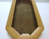 Succulent Picture Vertical Planter Box, Octagon Cedar, New and Reclaimed Wood