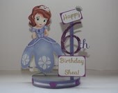 Sofia the First Custom Birthday Party Centerpiece