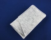 Sale 20% off   Felt Blackberry z10 Q10  google nexus 4 sleeve cover case wallet