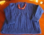 handmade natural hand-dyed sweater