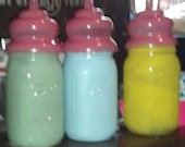 Glass ornamental baby bottle
