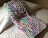 Multi colored baby blanket