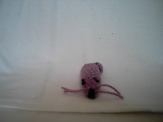 Catnip Toy Crocheted Lavender Mouse