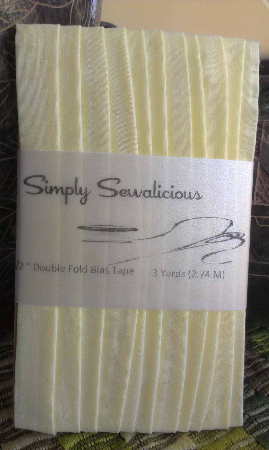 Half Inch Double Fold Bias Tape