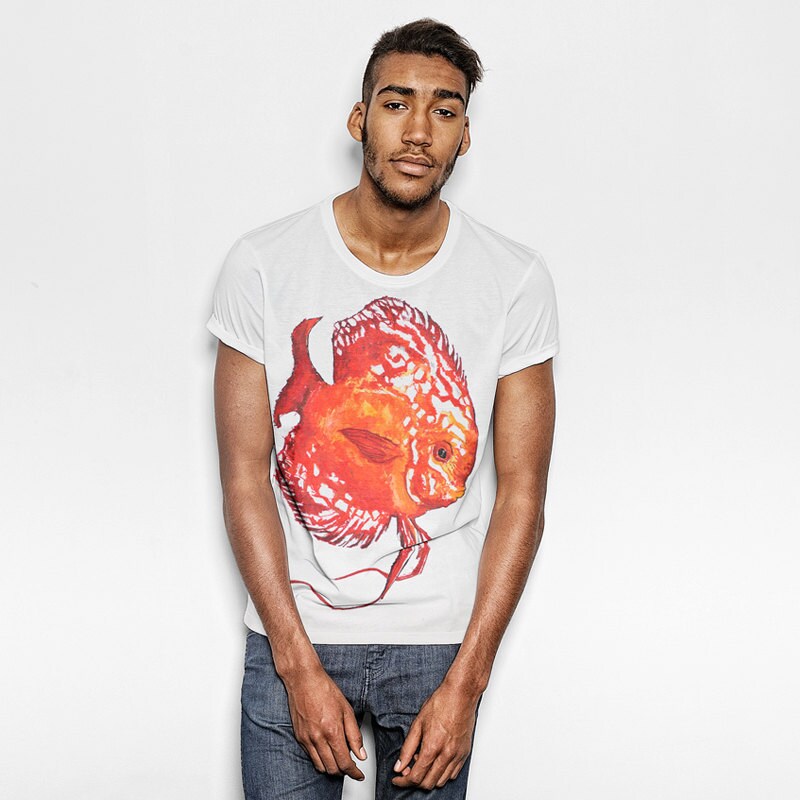 SELVA T-shirt - UNDERWATER Symphysodon fish Tshirt