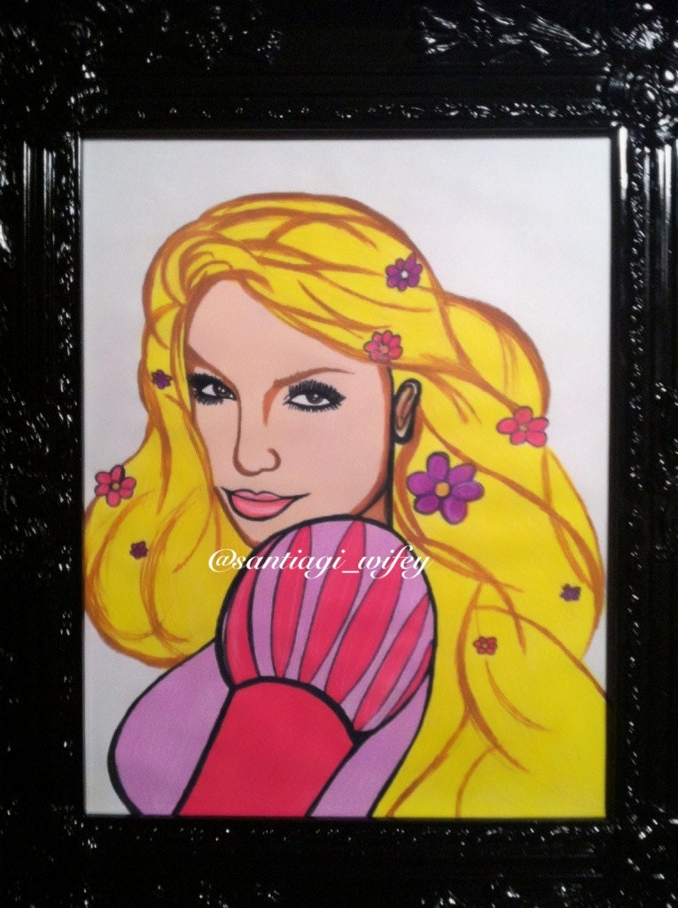 Britney Spears as Rapunzel from Disney's "Tangled"