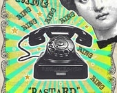Bastard Retro Telephone Digital art Download