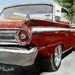 Classic car 1963 Ford Fairlane  - Ltd. ed. of 400, Giclée Prints of watercolor of  old Ford Fairlane