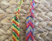 Embroidery floss bracelets