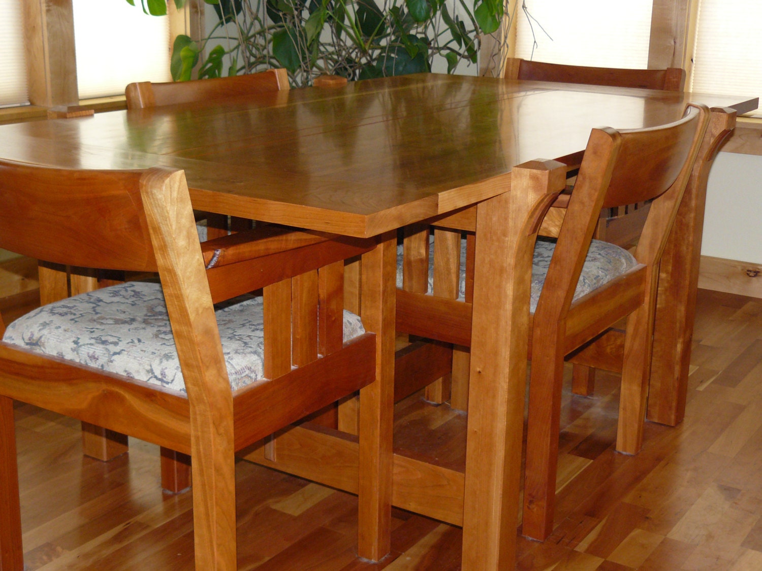 Dining room table with chairs