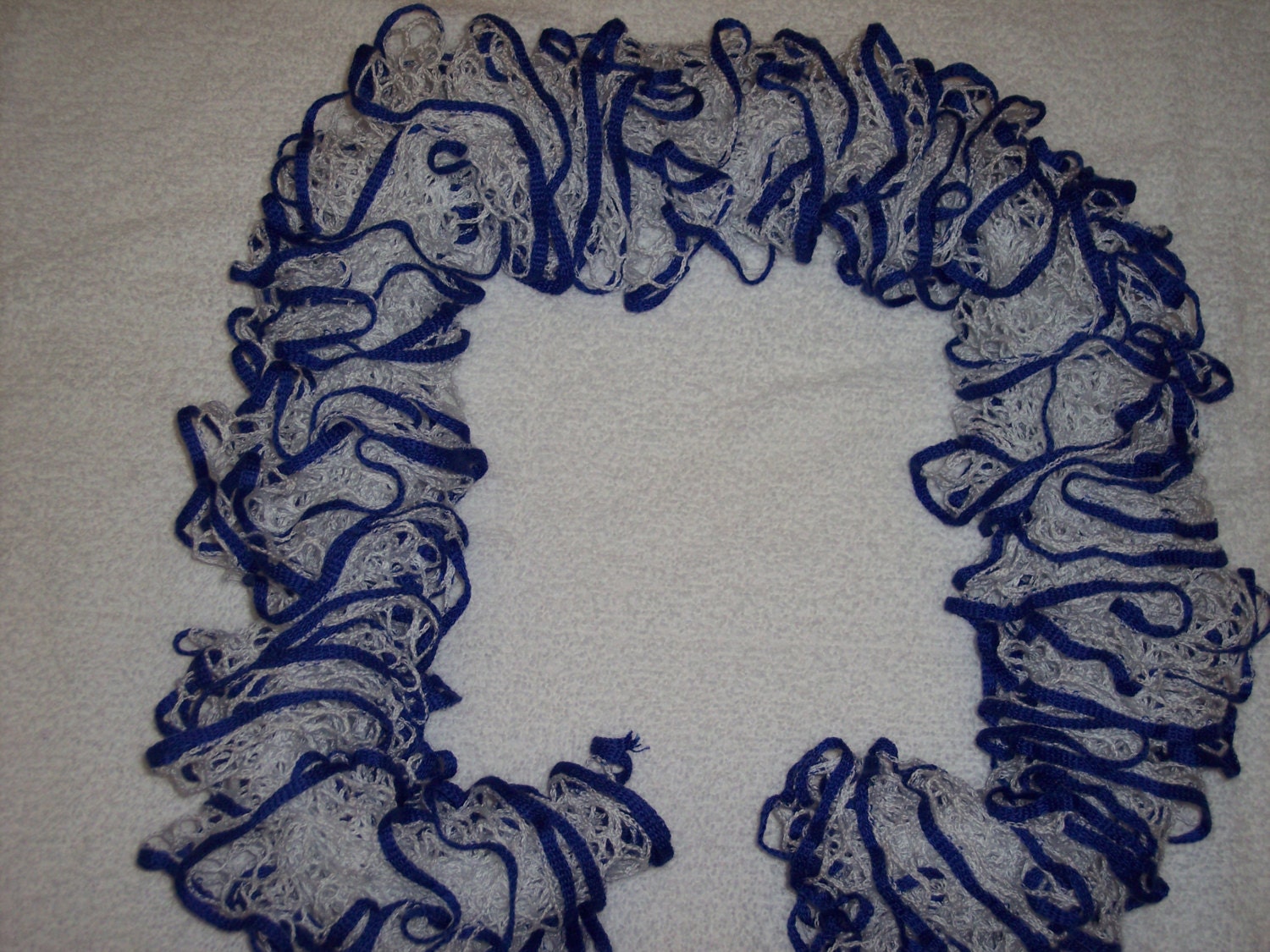 Blue and White