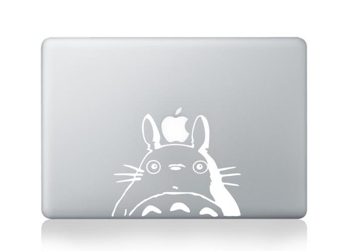 Totoro----Mac decal Macbook Decals Macbook Stickers Macbook Pro decals Macbook Air decals Vinyl decal for Apple Mac iPad iPhone