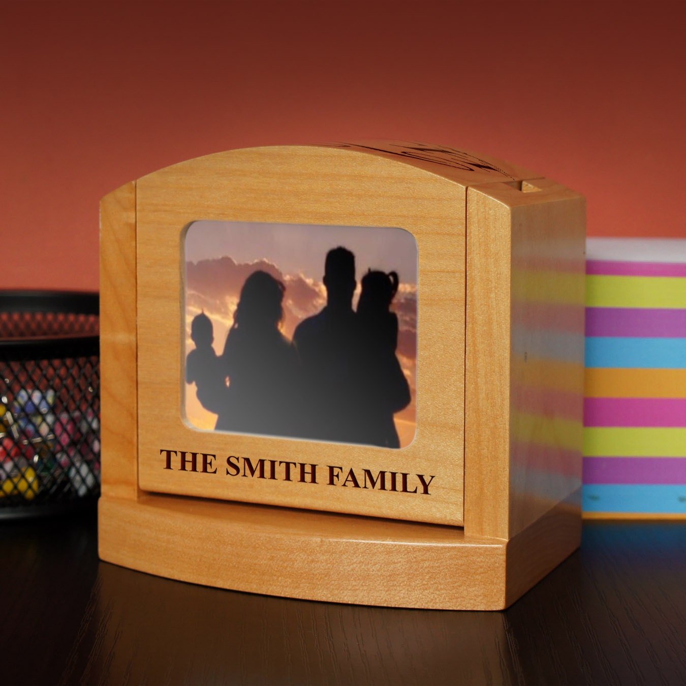 Maple Business Card Holder