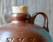Handmade Salt-Fired XXX Whiskey Jug - Limited Edition