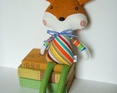 Dapper Fox Plush Toy Soft Doll Stuffed Animal for Baby and Children