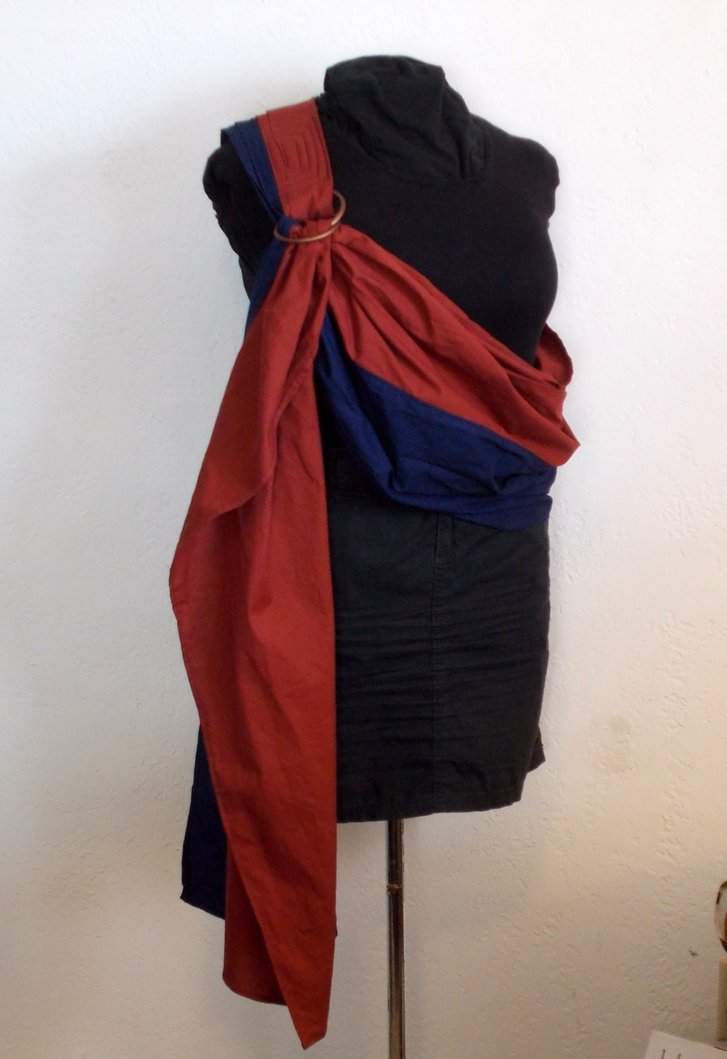 Baby Sling Wrap - Weld-free Rings - Cotton - Rust and Royalty