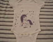 Unicorn baby onesies