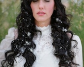 Golden Leaf Bridal Headpiece crown halo head chain