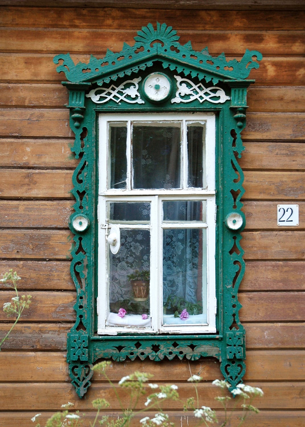 Items Similar To Decorative Russian Window. Folk Art. Woodwork. Dacha 