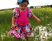 Sugar and Spice Bolero PDF Sewing Pattern.  Sizes Newborn-12