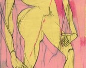 Lady Longlegs (original drawing, 2013)